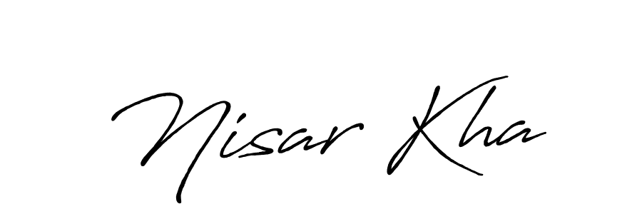 Similarly Antro_Vectra_Bolder is the best handwritten signature design. Signature creator online .You can use it as an online autograph creator for name Nisar Kha. Nisar Kha signature style 7 images and pictures png