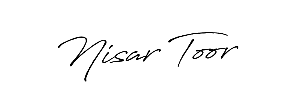 How to Draw Nisar Toor signature style? Antro_Vectra_Bolder is a latest design signature styles for name Nisar Toor. Nisar Toor signature style 7 images and pictures png