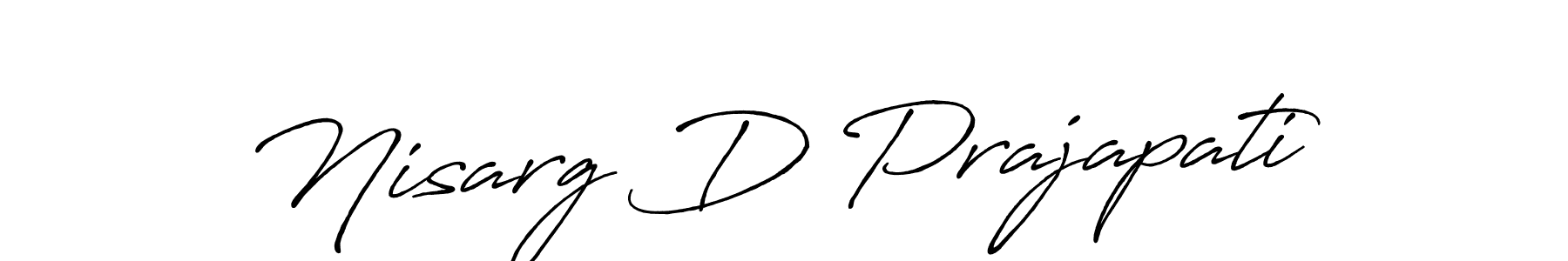 It looks lik you need a new signature style for name Nisarg D Prajapati. Design unique handwritten (Antro_Vectra_Bolder) signature with our free signature maker in just a few clicks. Nisarg D Prajapati signature style 7 images and pictures png