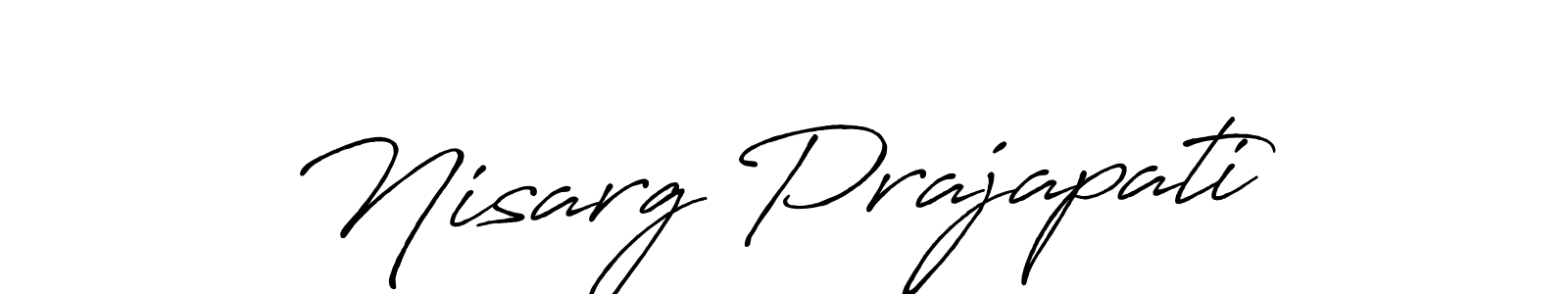 The best way (Antro_Vectra_Bolder) to make a short signature is to pick only two or three words in your name. The name Nisarg Prajapati include a total of six letters. For converting this name. Nisarg Prajapati signature style 7 images and pictures png