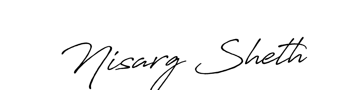 Best and Professional Signature Style for Nisarg Sheth. Antro_Vectra_Bolder Best Signature Style Collection. Nisarg Sheth signature style 7 images and pictures png