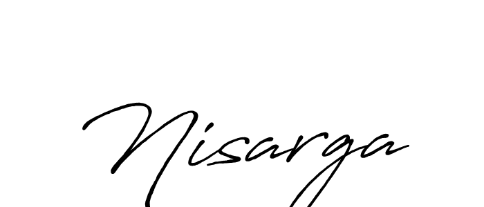 Also You can easily find your signature by using the search form. We will create Nisarga name handwritten signature images for you free of cost using Antro_Vectra_Bolder sign style. Nisarga signature style 7 images and pictures png