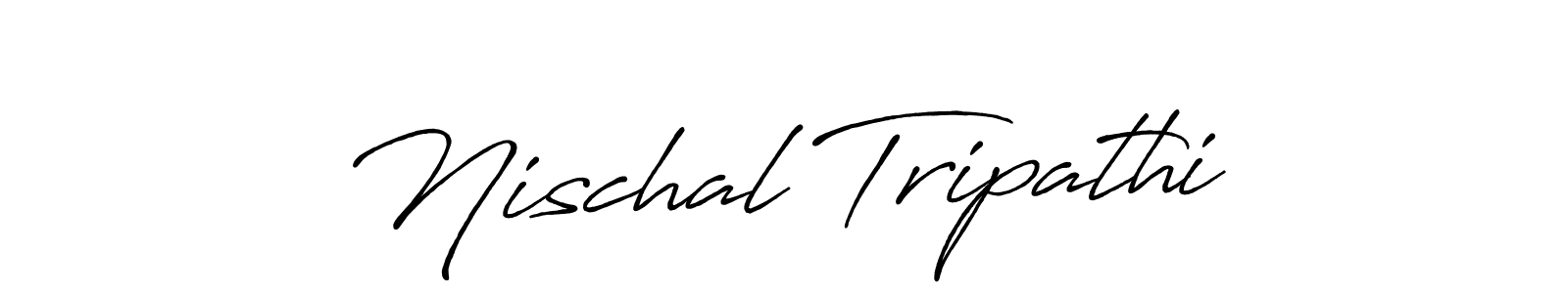 Also we have Nischal Tripathi name is the best signature style. Create professional handwritten signature collection using Antro_Vectra_Bolder autograph style. Nischal Tripathi signature style 7 images and pictures png