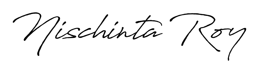 A stylish, flowing autograph style designed for name Nischinta Roy using Antro_Vectra_Bolder typography. Perfect for digital creative projects. Nischinta Roy signature style 7 images and pictures png