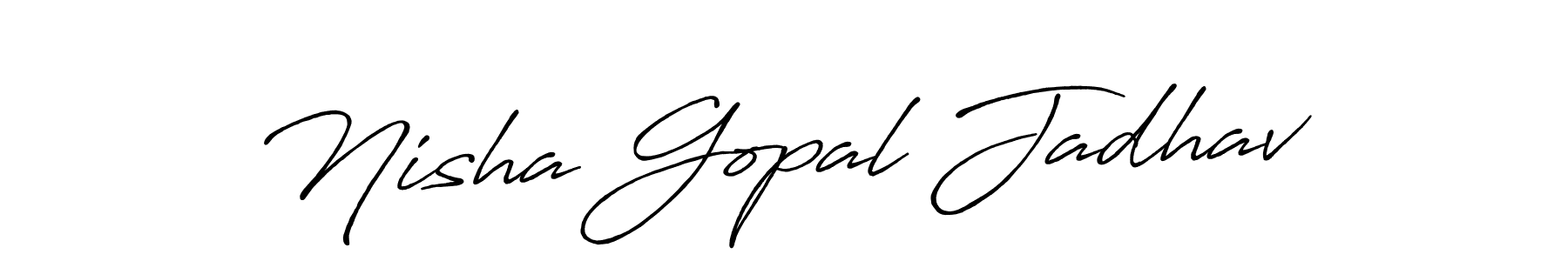 See photos of Nisha Gopal Jadhav official signature by Spectra . Check more albums & portfolios. Read reviews & check more about Antro_Vectra_Bolder font. Nisha Gopal Jadhav signature style 7 images and pictures png