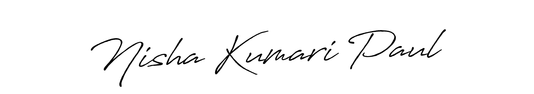 Make a beautiful signature design for name Nisha Kumari Paul. Use this online signature maker to create a handwritten signature for free. Nisha Kumari Paul signature style 7 images and pictures png