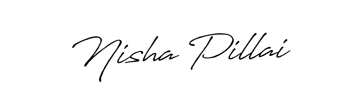 Once you've used our free online signature maker to create your best signature Antro_Vectra_Bolder style, it's time to enjoy all of the benefits that Nisha Pillai name signing documents. Nisha Pillai signature style 7 images and pictures png