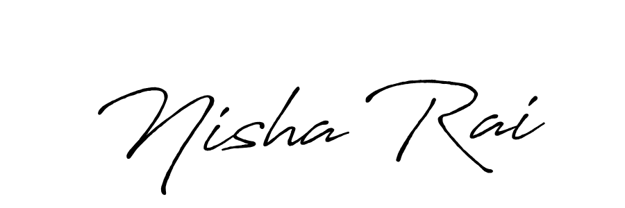 How to Draw Nisha Rai signature style? Antro_Vectra_Bolder is a latest design signature styles for name Nisha Rai. Nisha Rai signature style 7 images and pictures png