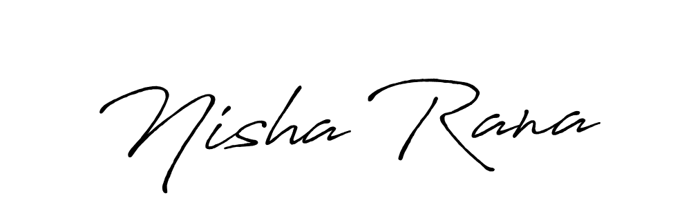 Make a beautiful signature design for name Nisha Rana. Use this online signature maker to create a handwritten signature for free. Nisha Rana signature style 7 images and pictures png