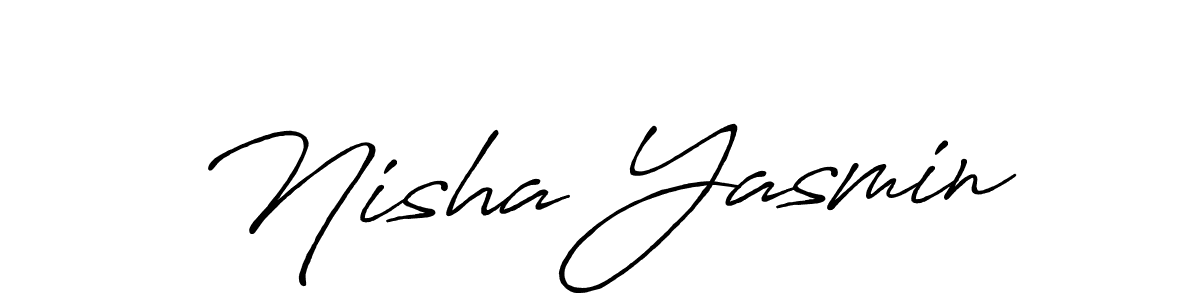 Here are the top 10 professional signature styles for the name Nisha Yasmin. These are the best autograph styles you can use for your name. Nisha Yasmin signature style 7 images and pictures png