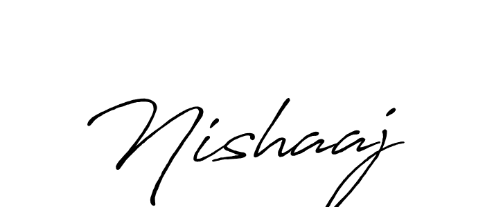 Design your own signature with our free online signature maker. With this signature software, you can create a handwritten (Antro_Vectra_Bolder) signature for name Nishaaj. Nishaaj signature style 7 images and pictures png