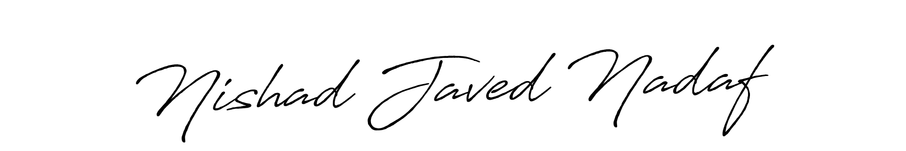 Make a beautiful signature design for name Nishad Javed Nadaf. Use this online signature maker to create a handwritten signature for free. Nishad Javed Nadaf signature style 7 images and pictures png