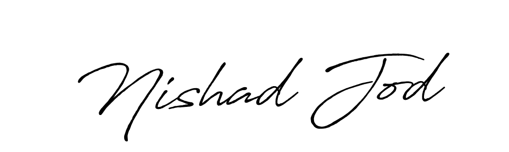 if you are searching for the best signature style for your name Nishad Jod. so please give up your signature search. here we have designed multiple signature styles  using Antro_Vectra_Bolder. Nishad Jod signature style 7 images and pictures png