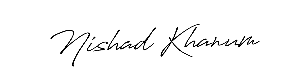 Also You can easily find your signature by using the search form. We will create Nishad Khanum name handwritten signature images for you free of cost using Antro_Vectra_Bolder sign style. Nishad Khanum signature style 7 images and pictures png