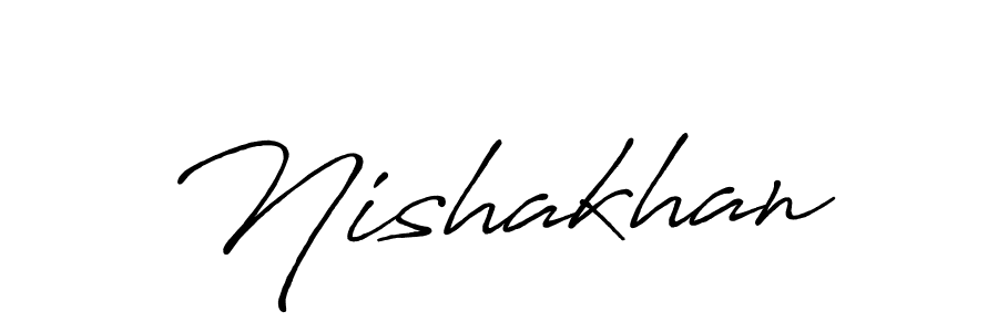 Similarly Antro_Vectra_Bolder is the best handwritten signature design. Signature creator online .You can use it as an online autograph creator for name Nishakhan. Nishakhan signature style 7 images and pictures png