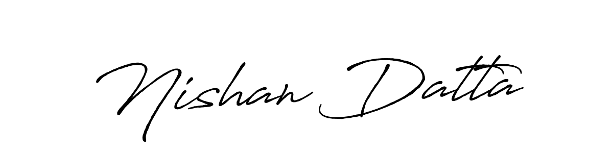 Make a beautiful signature design for name Nishan Datta. Use this online signature maker to create a handwritten signature for free. Nishan Datta signature style 7 images and pictures png