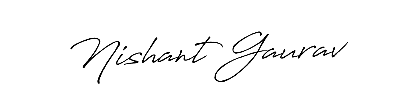 How to Draw Nishant Gaurav signature style? Antro_Vectra_Bolder is a latest design signature styles for name Nishant Gaurav. Nishant Gaurav signature style 7 images and pictures png