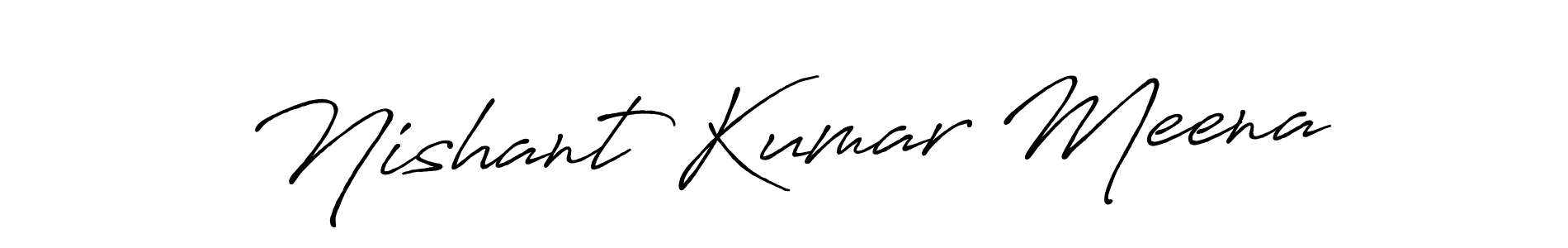 Once you've used our free online signature maker to create your best signature Antro_Vectra_Bolder style, it's time to enjoy all of the benefits that Nishant Kumar Meena name signing documents. Nishant Kumar Meena signature style 7 images and pictures png