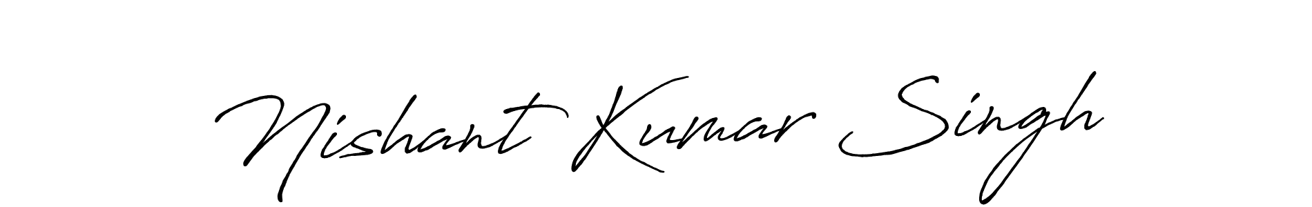 How to make Nishant Kumar Singh signature? Antro_Vectra_Bolder is a professional autograph style. Create handwritten signature for Nishant Kumar Singh name. Nishant Kumar Singh signature style 7 images and pictures png