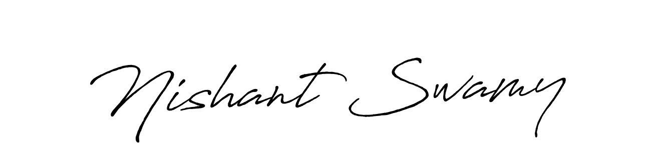 Also You can easily find your signature by using the search form. We will create Nishant Swamy name handwritten signature images for you free of cost using Antro_Vectra_Bolder sign style. Nishant Swamy signature style 7 images and pictures png