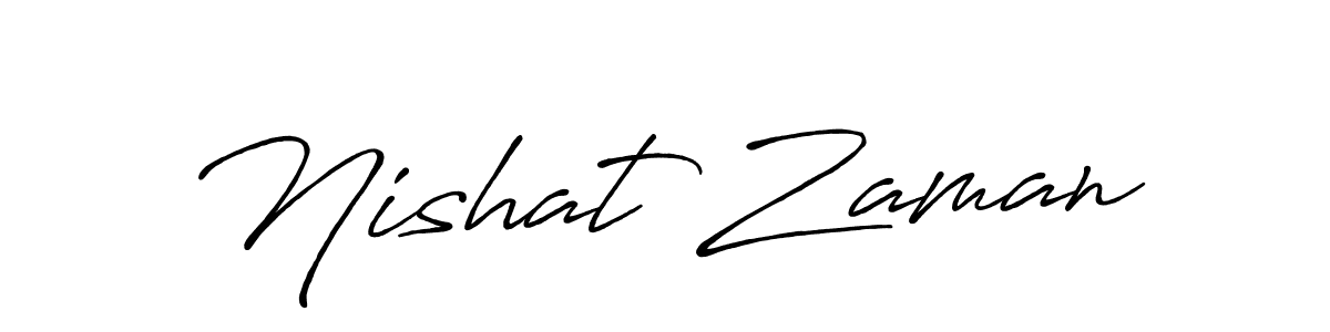 You should practise on your own different ways (Antro_Vectra_Bolder) to write your name (Nishat Zaman) in signature. don't let someone else do it for you. Nishat Zaman signature style 7 images and pictures png