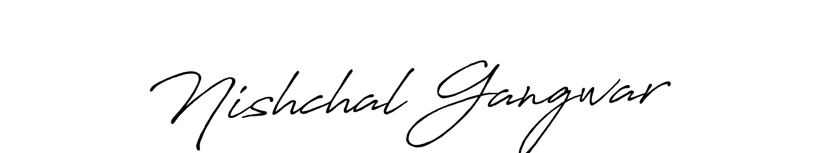 It looks lik you need a new signature style for name Nishchal Gangwar. Design unique handwritten (Antro_Vectra_Bolder) signature with our free signature maker in just a few clicks. Nishchal Gangwar signature style 7 images and pictures png