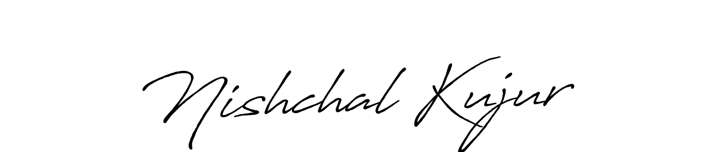 Create a beautiful signature design for name Nishchal Kujur. With this signature (Antro_Vectra_Bolder) fonts, you can make a handwritten signature for free. Nishchal Kujur signature style 7 images and pictures png