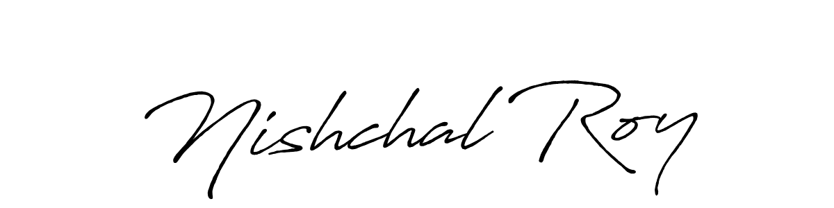 It looks lik you need a new signature style for name Nishchal Roy. Design unique handwritten (Antro_Vectra_Bolder) signature with our free signature maker in just a few clicks. Nishchal Roy signature style 7 images and pictures png