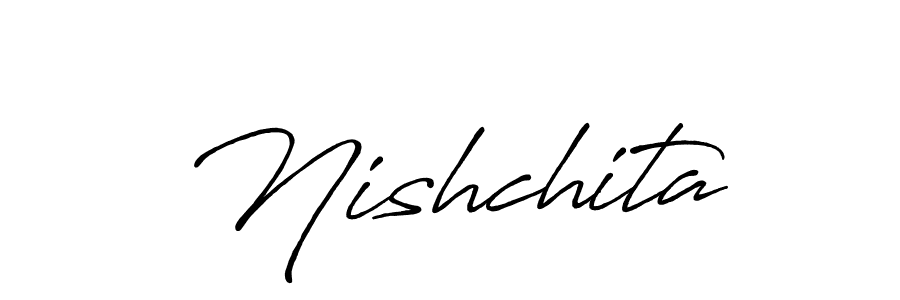 Make a beautiful signature design for name Nishchita. Use this online signature maker to create a handwritten signature for free. Nishchita signature style 7 images and pictures png