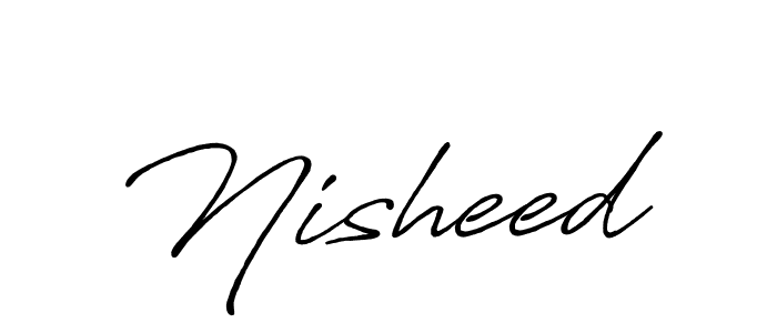 It looks lik you need a new signature style for name Nisheed. Design unique handwritten (Antro_Vectra_Bolder) signature with our free signature maker in just a few clicks. Nisheed signature style 7 images and pictures png