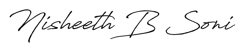 Use a signature maker to create a handwritten signature online. With this signature software, you can design (Antro_Vectra_Bolder) your own signature for name Nisheeth B Soni. Nisheeth B Soni signature style 7 images and pictures png