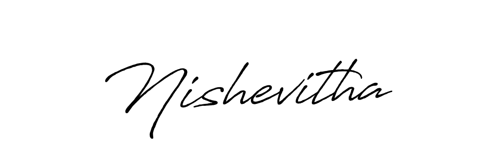Best and Professional Signature Style for Nishevitha. Antro_Vectra_Bolder Best Signature Style Collection. Nishevitha signature style 7 images and pictures png