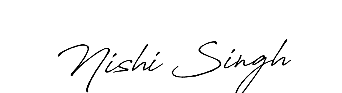 This is the best signature style for the Nishi Singh name. Also you like these signature font (Antro_Vectra_Bolder). Mix name signature. Nishi Singh signature style 7 images and pictures png