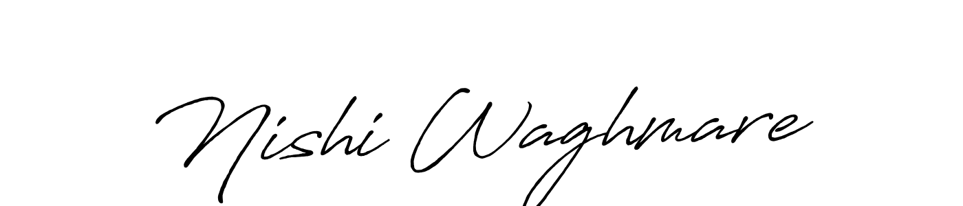 Design your own signature with our free online signature maker. With this signature software, you can create a handwritten (Antro_Vectra_Bolder) signature for name Nishi Waghmare. Nishi Waghmare signature style 7 images and pictures png