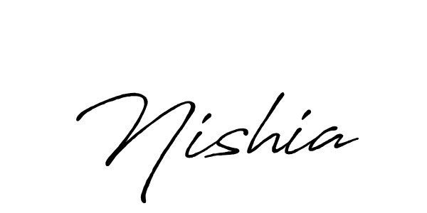 Similarly Antro_Vectra_Bolder is the best handwritten signature design. Signature creator online .You can use it as an online autograph creator for name Nishia. Nishia signature style 7 images and pictures png