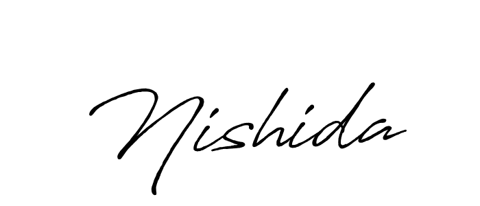 You should practise on your own different ways (Antro_Vectra_Bolder) to write your name (Nishida) in signature. don't let someone else do it for you. Nishida signature style 7 images and pictures png