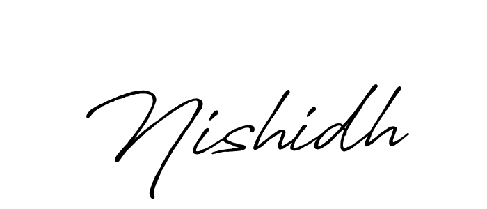 This is the best signature style for the Nishidh name. Also you like these signature font (Antro_Vectra_Bolder). Mix name signature. Nishidh signature style 7 images and pictures png