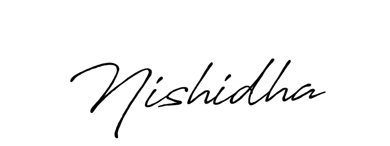 Similarly Antro_Vectra_Bolder is the best handwritten signature design. Signature creator online .You can use it as an online autograph creator for name Nishidha. Nishidha signature style 7 images and pictures png