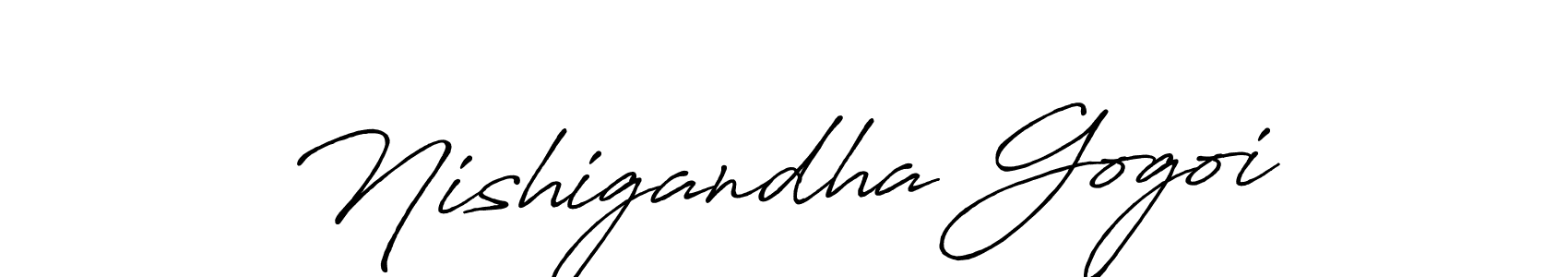 Make a beautiful signature design for name Nishigandha Gogoi. Use this online signature maker to create a handwritten signature for free. Nishigandha Gogoi signature style 7 images and pictures png