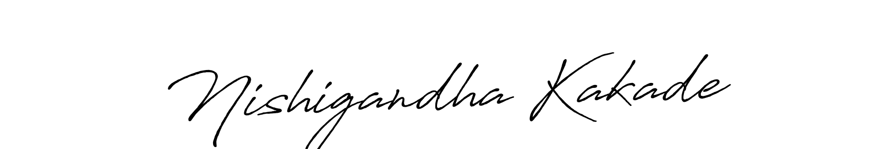 Use a signature maker to create a handwritten signature online. With this signature software, you can design (Antro_Vectra_Bolder) your own signature for name Nishigandha Kakade. Nishigandha Kakade signature style 7 images and pictures png