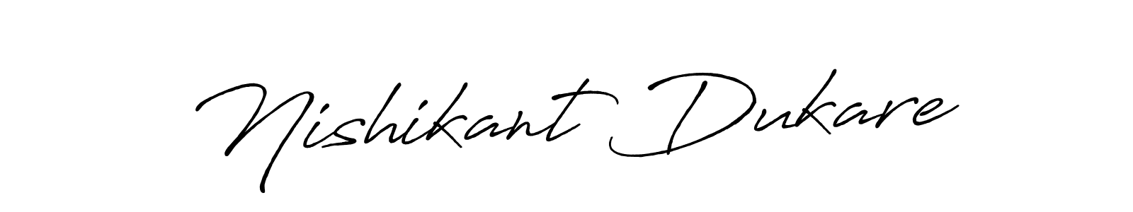 It looks lik you need a new signature style for name Nishikant Dukare. Design unique handwritten (Antro_Vectra_Bolder) signature with our free signature maker in just a few clicks. Nishikant Dukare signature style 7 images and pictures png