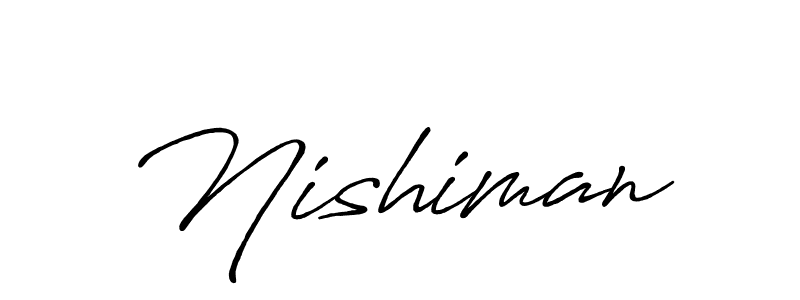 You can use this online signature creator to create a handwritten signature for the name Nishiman. This is the best online autograph maker. Nishiman signature style 7 images and pictures png