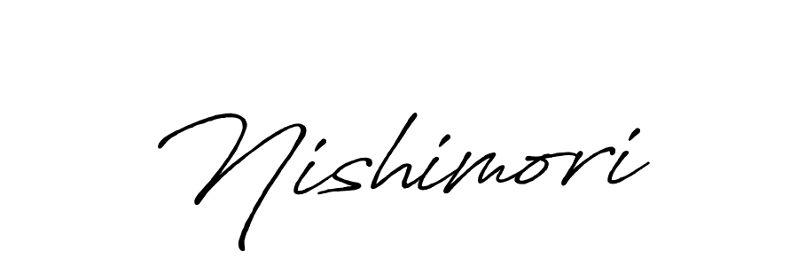 Make a beautiful signature design for name Nishimori. Use this online signature maker to create a handwritten signature for free. Nishimori signature style 7 images and pictures png