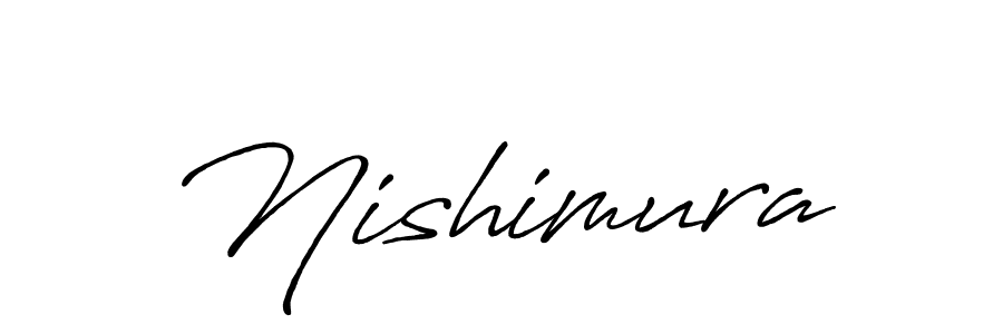 if you are searching for the best signature style for your name Nishimura. so please give up your signature search. here we have designed multiple signature styles  using Antro_Vectra_Bolder. Nishimura signature style 7 images and pictures png