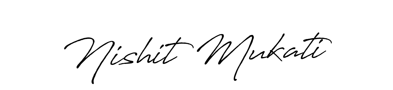 How to make Nishit Mukati signature? Antro_Vectra_Bolder is a professional autograph style. Create handwritten signature for Nishit Mukati name. Nishit Mukati signature style 7 images and pictures png