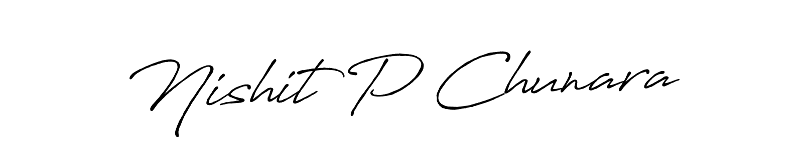 How to Draw Nishit P Chunara signature style? Antro_Vectra_Bolder is a latest design signature styles for name Nishit P Chunara. Nishit P Chunara signature style 7 images and pictures png