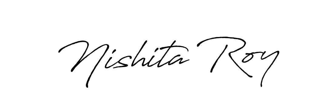 if you are searching for the best signature style for your name Nishita Roy. so please give up your signature search. here we have designed multiple signature styles  using Antro_Vectra_Bolder. Nishita Roy signature style 7 images and pictures png