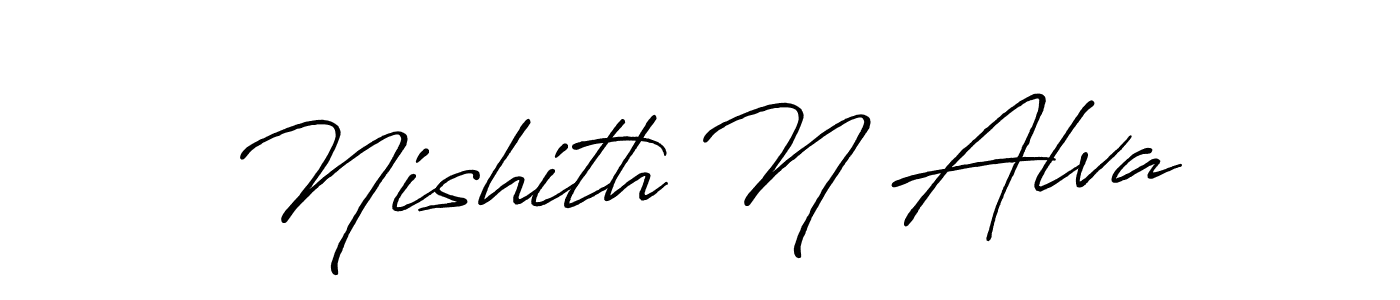 This is the best signature style for the Nishith N Alva name. Also you like these signature font (Antro_Vectra_Bolder). Mix name signature. Nishith N Alva signature style 7 images and pictures png