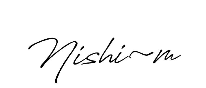 Here are the top 10 professional signature styles for the name Nishi~m. These are the best autograph styles you can use for your name. Nishi~m signature style 7 images and pictures png