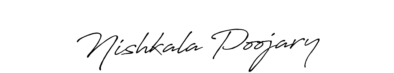 Design your own signature with our free online signature maker. With this signature software, you can create a handwritten (Antro_Vectra_Bolder) signature for name Nishkala Poojary. Nishkala Poojary signature style 7 images and pictures png